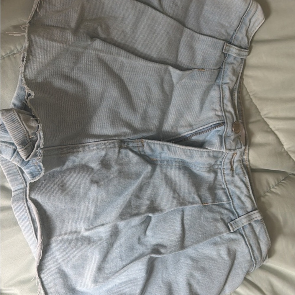 Light Blue Denim Skirt